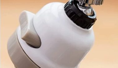 Sulfur ABS 360 Degree Rotation/Movable Bubbler Saving Water Faucet/tap