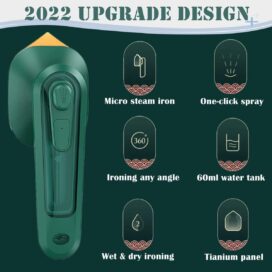Portable Iron Travel Steamer for Clothes Mini Handheld Press Support Dry And Wet Ironing Small Size Irons Suitable for Outing & Home - Image 3