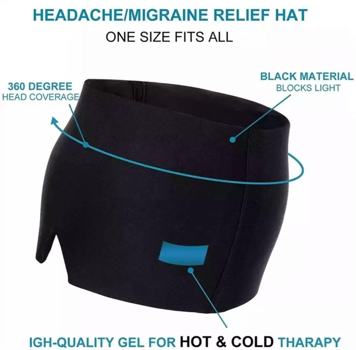 Magic secret Migraine and Headache Relief Cap - Image 2