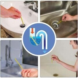 Drain Cleaner-Drain Cleaner Stick Remove Bad Smell of Drain, Toilet Pipes, Bathtub, Kitchen Sink - Image 4