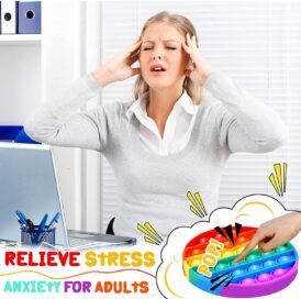Push Pop Fidget Sensory Bubble Silicone Toy - Image 3