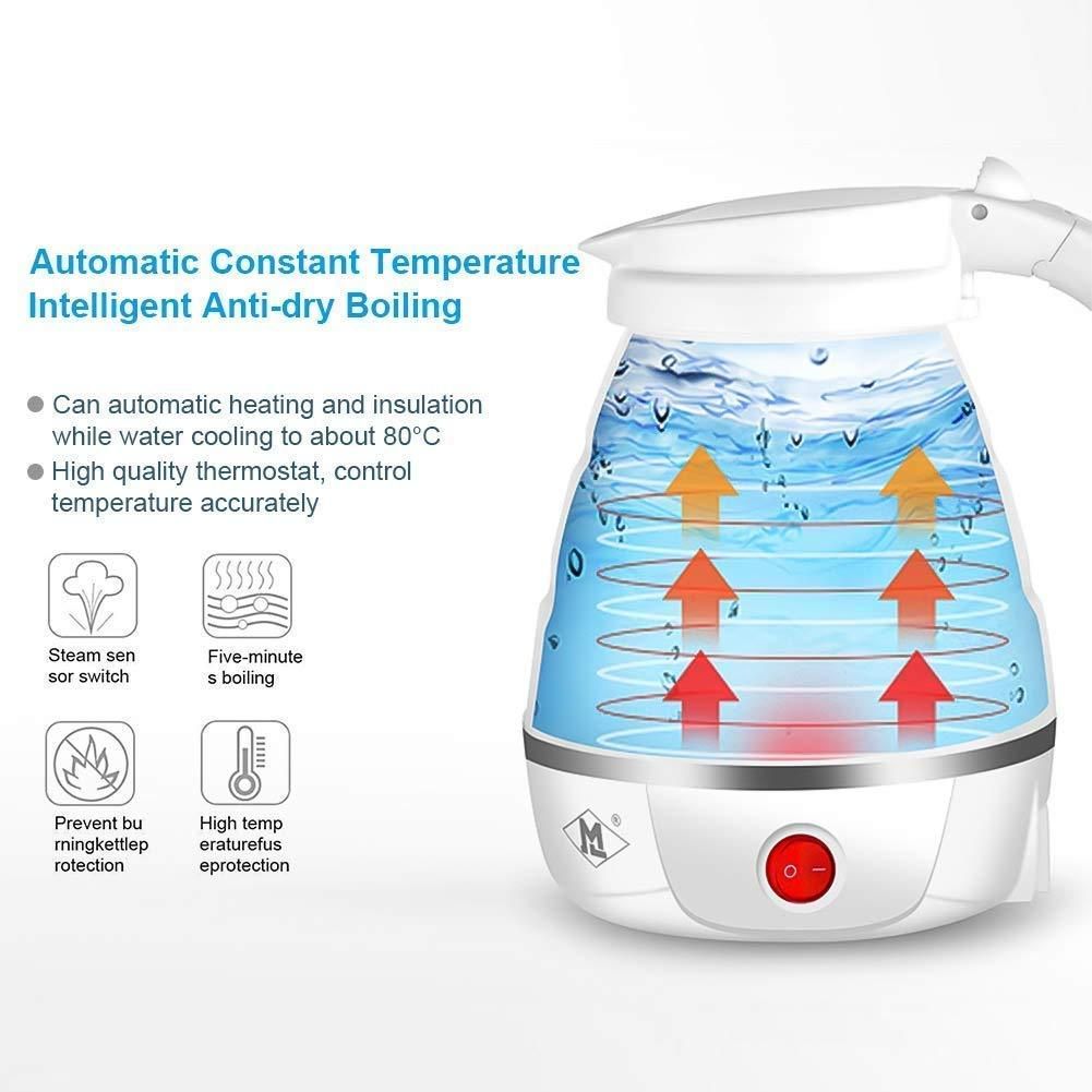 4565990850 Electric Kettle - Silicone Foldable Electric Water Kettle ( 600 ml ) - Image 1
