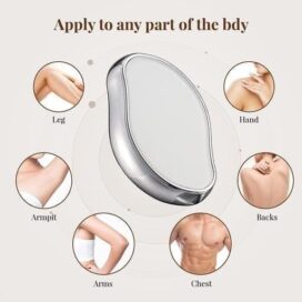 Crystal Hair Eraser for Hair Removal, Crystal Hair Remover for Men and Women, Magic Crystal Hair Remover with Gentle Skin Exfoliation ? Easy to Use, Works On All Body Parts - Image 4