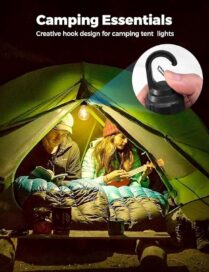 Decorative Hanging Bulb with 3 Modes Tent Lamp for Camping Pack of 1 - Image 4