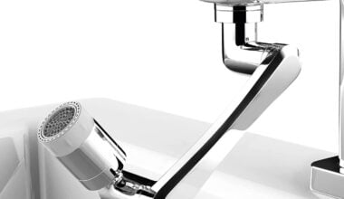 Rotating Faucet Extender Aerator, Universal Splash Filter Faucet, Large Angle Rotating Splash Filter Faucet Extender Aerator  with 2 Water Outlet Modes, Sink Sprayer (All Plastic)