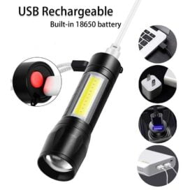 Mini USB Rechargeable Torch Light - Image 4