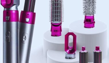 5 in 1 Multifunctional Hair Dryer Styling Tool, Detachable 5-in-1 Multi-Head Hot Air Comb, The Negative Ion Automatic Suction Hair Curler