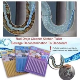 Drain Cleaner-Drain Cleaner Stick Remove Bad Smell of Drain, Toilet Pipes, Bathtub, Kitchen Sink - Image 8