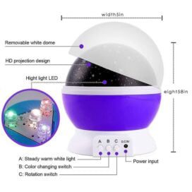 Star Master Dream Color Changing Rotating Projection Lamp - Image 4