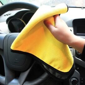 Super Absorbent Dual Sided Thick Lint &Streak Free Multipurpose Magic Microfiber Towel for Car,Bike,Home & Kitchen Cleaning ,Polishing & Detailing - Image 2