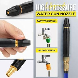 Portable High Pressure Water Nozzle (Black) - Image 5