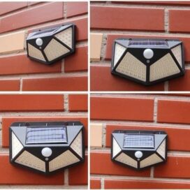 Solar Lights-Bright Solar Wireless Security Motion Sensor 100 Led Night Light for Home and Garden ,Outdoors - Image 2