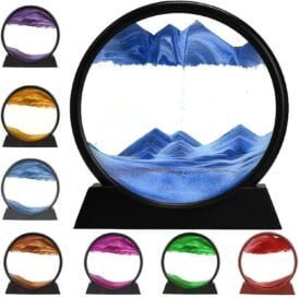 Relaxing Kinetic Sandscape Art Table Desk - Image 8