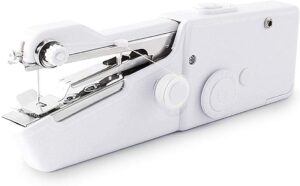 Handy Stitch Sewing Machines for Home Tailoring use, AC/DC Electric Mini Portable Cordless Stitching Machine Handheld Manual Machine (White, Stapler) - Image 2