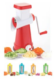 4 in 1 Drum Grater Shredder Slicer for Vegetable, Fruit, Chocolate, Dry Fruits, Salad Maker - Image 5