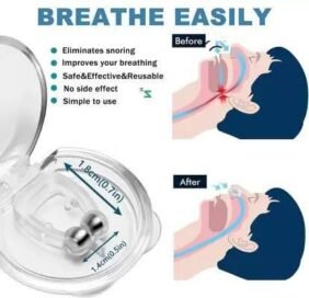 Anti Snoring Nose Clip Device for Men Women Nasal Strips Stops Snoring Stopper Anti-snoring Device (Nose Clip) Pack Of 2 - Image 2