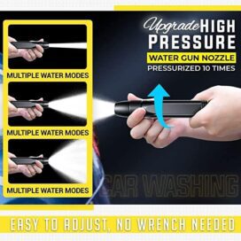 Portable High Pressure Water Nozzle (Black) - Image 4