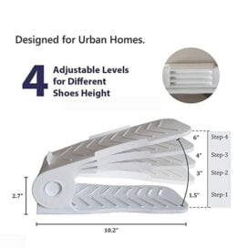 Shoe Rack-Space Savers Shoe Rack Cabinets Storage Plastic Adjustable Shoes Wardrobe Shoes Storage ( 1 Pcs) - Image 4