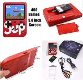 400 in 1 Sup Video Games Portable, Led Screen and USB Rechargeable, Handheld Console, Classic Retro Game Box Toy for Kids Boys & Girls (Multi Color ,1 pcs) - Image 2