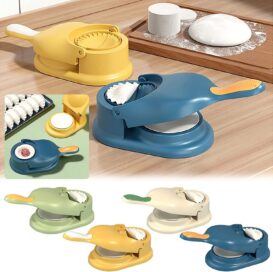 2 in 1 Dumpling Momos maker Kitchen Accessories Multi Uses Dumpling Baking Pastry Maker (Assorted Color) - Image 6