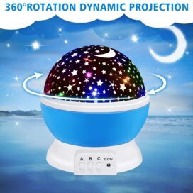 Star Master Dream Color Changing Rotating Projection Lamp - Image 3