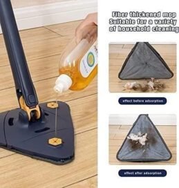 Blue Squeezing Triangle Cleaning Mop - Image 2