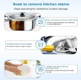 Foam Rust Remover Kitchen All-Purpose Cleaning Powder ( Pack of 2 ) - Image 5