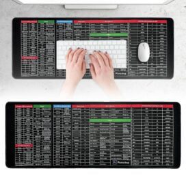 Extended Gaming Laptop Mouse Pad, Thick Non-Slip Rubber Base Desk Mat - Image 4