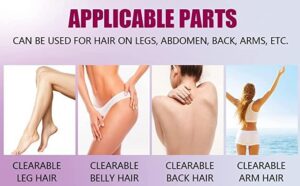 FLETIX Crystal Hair Eraser Stone, Painless Magic Crystal Hair Remover for Women Men, Hair Removal Eraser Exfoliator Tool for Arms Legs Back Bikini Body Any Part (Multicolor) - Image 2