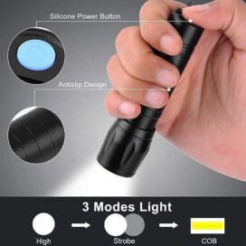 Rechargeable LED Flashlight Torch - Image 2