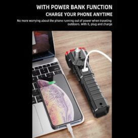 Portable Rechargeable Torch LED Flashlight - Image 4