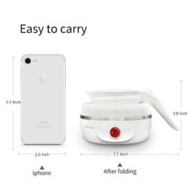 Electric Kettle - Silicone Foldable Electric Water Kettle ( 600 ml ) - Image 8