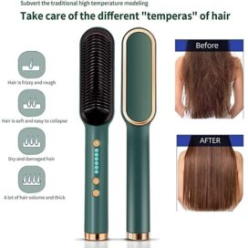 Professional Electric Hair Straightener Comb Brush - Image 5