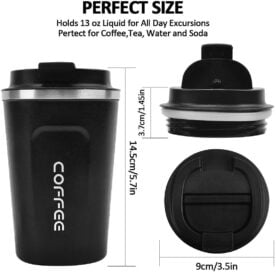 Stainless Steel Vacuum Insulated Coffee Mug - Image 8