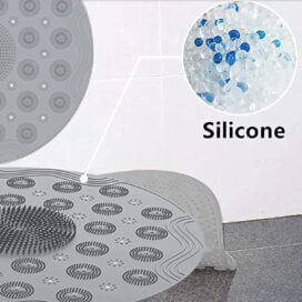 Shower Foot Cleaner Scrubber Foot Brush Massager Pad Non Slip Suction Cup Exfoliating Dead Skin Foot Mat for Shower (Pack of 2) - Image 4