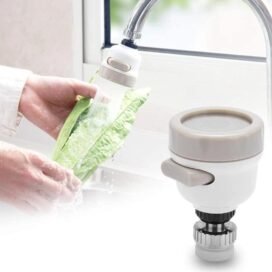 Sulfur ABS 360 Degree Rotation/Movable Bubbler Saving Water Faucet/tap - Image 2