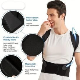 Adjustable Back Posture Corrector/ Slouching Relieve Pain Belt Women Men - Image 6
