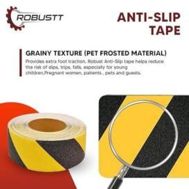 Anti Skid/AntiSlip Fall Resistant Acrylic Adhesive Tape 5cm*5 mtr - Image 2
