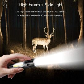 Rechargeable LED Flashlight Torch - Image 3