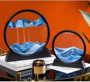 Relaxing Kinetic Sandscape Art Table Desk - Image 2