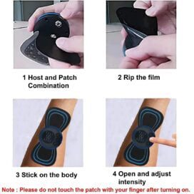 Mini Massager with 8 Modes and 19 Strength Levels,Rechargeable Electric Massager for Shoulder,Arms,Legs,Back Pain for Men and Women - Image 6