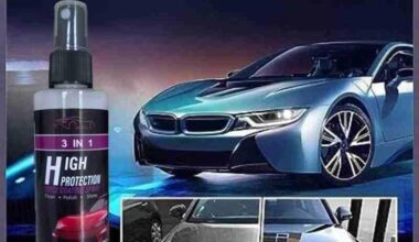3 in 1 High Protection Quick Car Ceramic Coating Spray - Car Wax Polish Spray (Pack of 2)