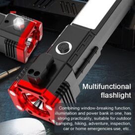 Portable Rechargeable Torch LED Flashlight - Image 6