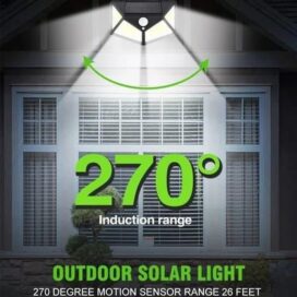 Solar Lights-Bright Solar Wireless Security Motion Sensor 100 Led Night Light for Home and Garden ,Outdoors - Image 5