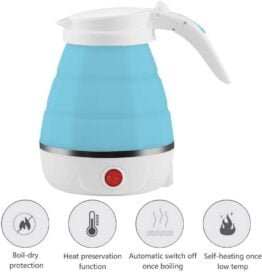 Electric Kettle - Silicone Foldable Electric Water Kettle ( 600 ml ) - Image 12