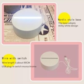 Acrylic Message Board Light LED Night Light, Personalized Night Light, Childs Playroom, Gift for Kids - Image 4