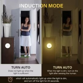 Motion Sensor Light for Home with USB Charging Wireless Self Adhesive LED Night Light - Image 5
