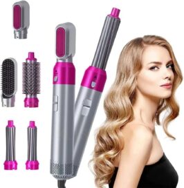 5 in 1 Multifunctional Hair Dryer Styling Tool, Detachable 5-in-1 Multi-Head Hot Air Comb, The Negative Ion Automatic Suction Hair Curler - Image 11
