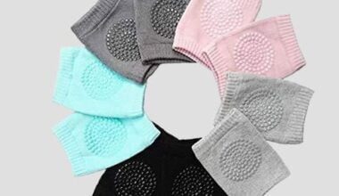 2 Pair Baby Crawling Elbow pad Baby Leg Warmer Baby Kneecap (Multi Color)