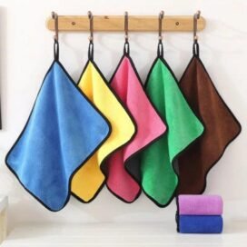 Super Absorbent Dual Sided Thick Lint &Streak Free Multipurpose Magic Microfiber Towel for Car,Bike,Home & Kitchen Cleaning ,Polishing & Detailing - Image 5